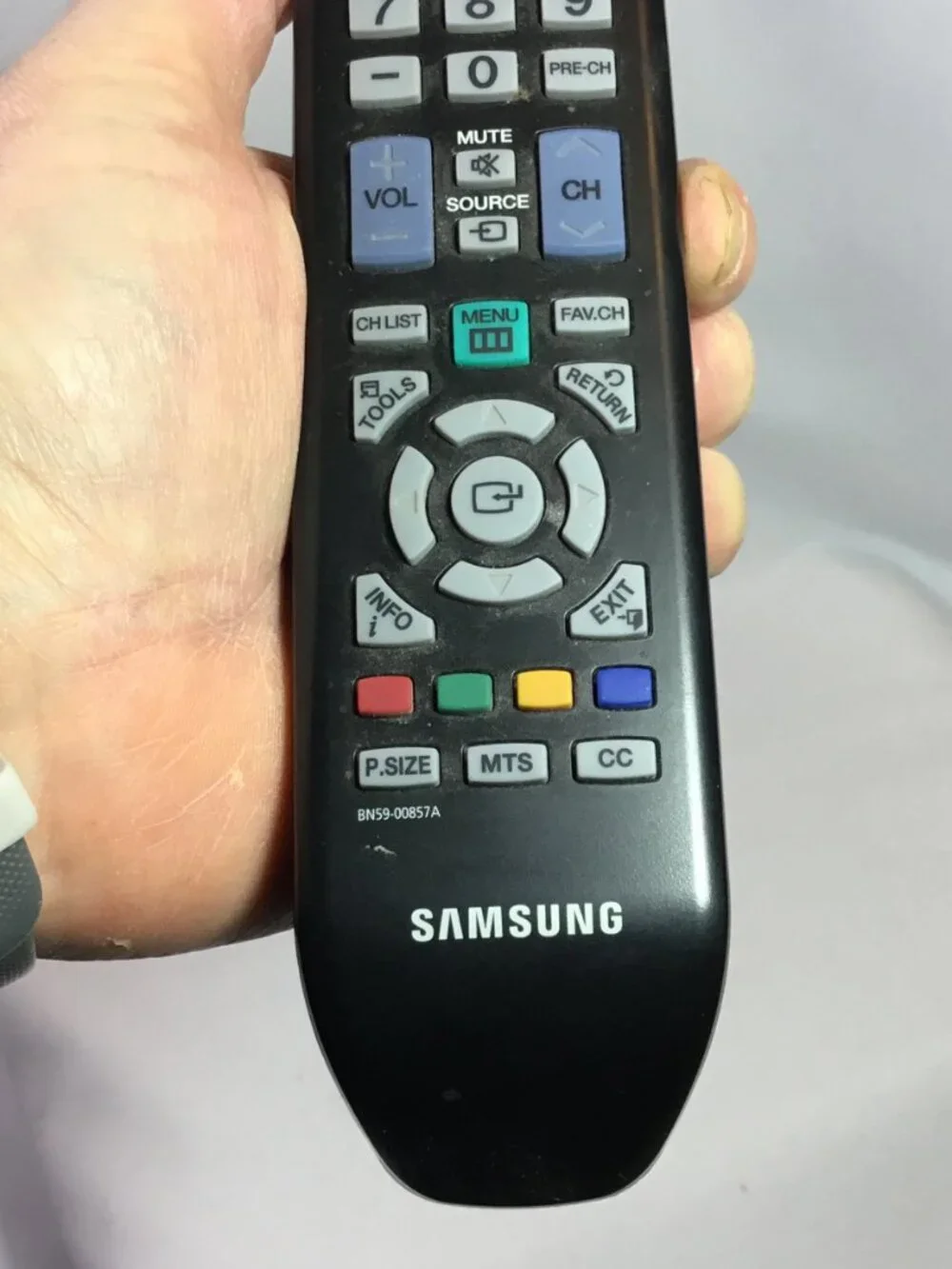Samsung BN59-00857A LCD TV Remote Control OEM Genuine Original Black Tested